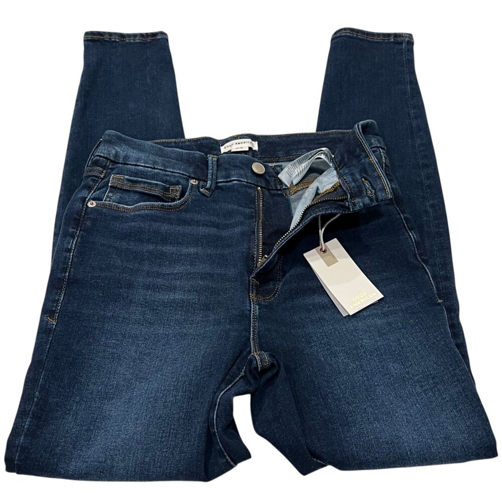 Good American Good Legs Skinny Sculpting Jeans, NWT 6-12 - Picture 7 of 9